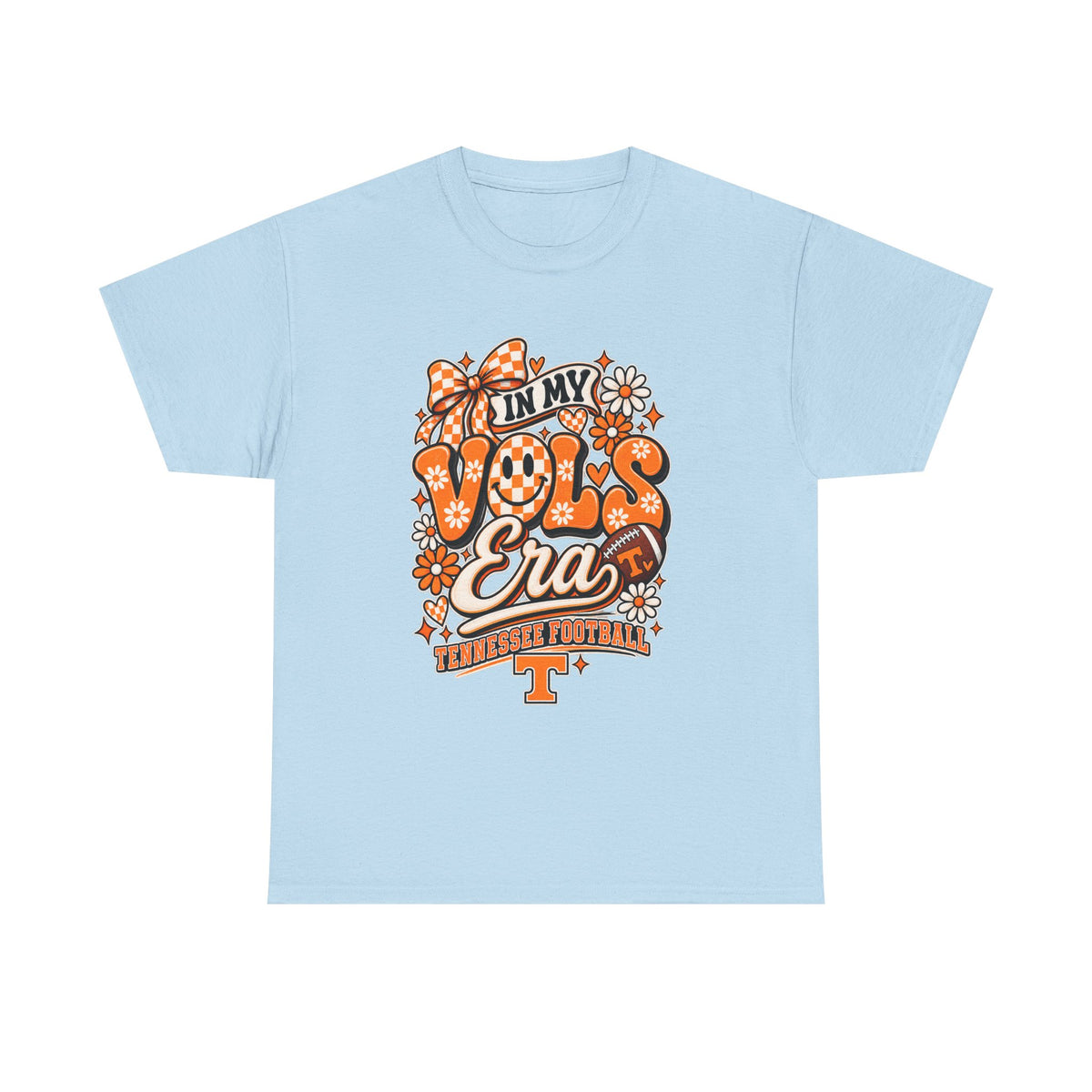 Vols Era T-Shirt — Tennessee Football Retro Floral Tee