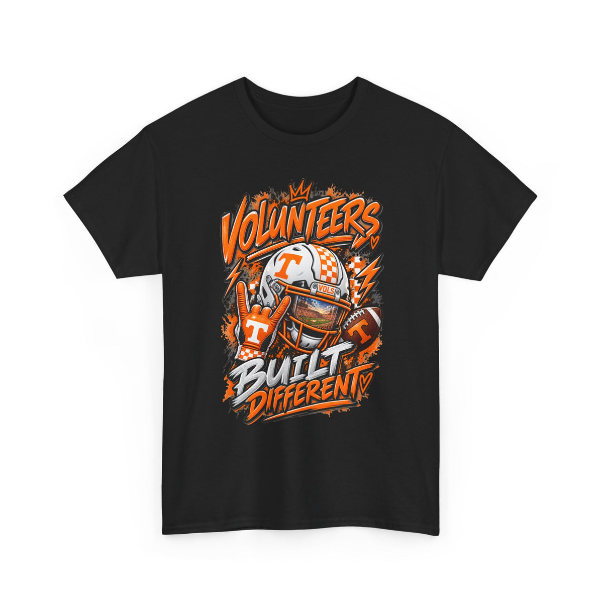 Volunteers Built Different Tee