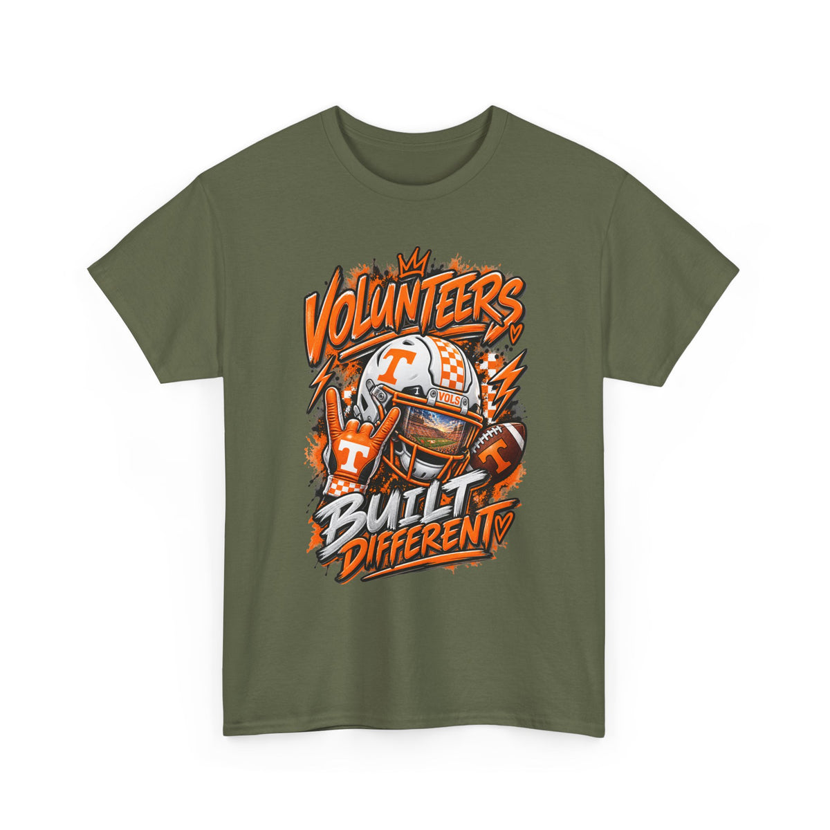 Volunteers Built Different Tee