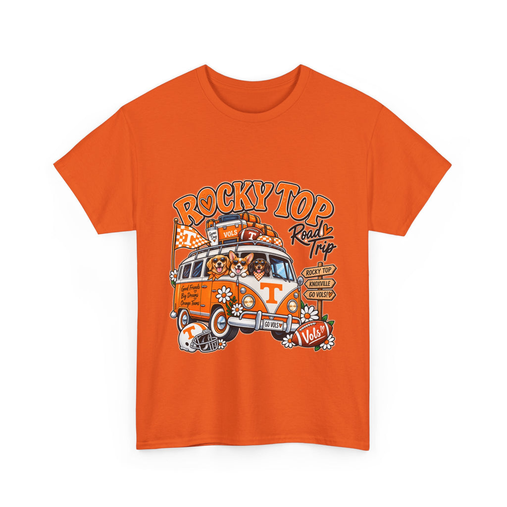 Rocky Top Road Trip T-Shirt — Vintage Tennessee Camper Van Tee
