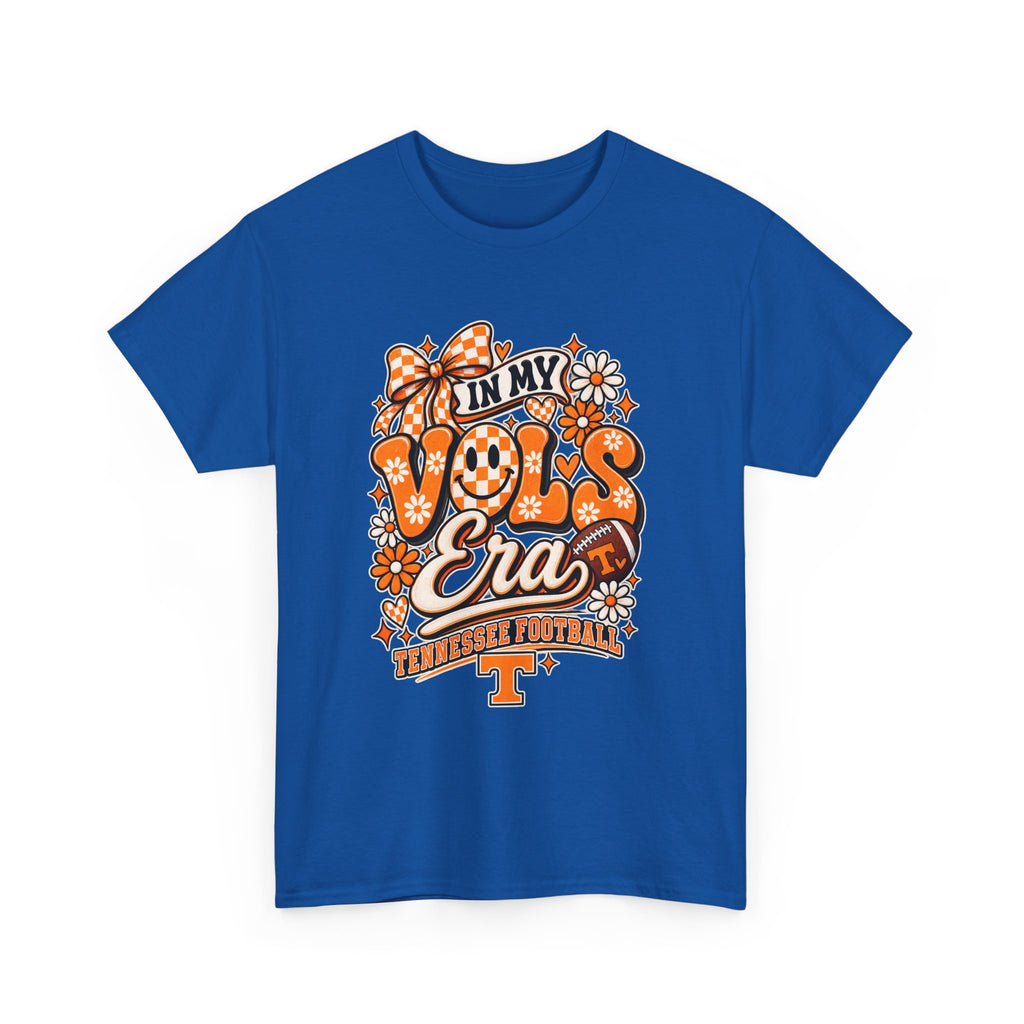 Vols Era T-Shirt — Tennessee Football Retro Floral Tee