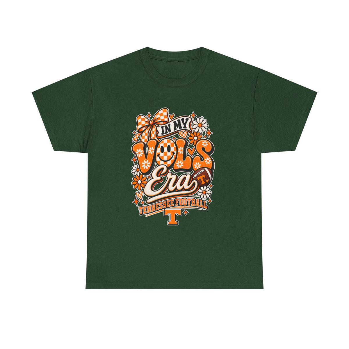 Vols Era T-Shirt — Tennessee Football Retro Floral Tee