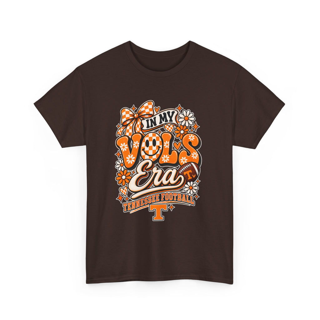 Vols Era T-Shirt — Tennessee Football Retro Floral Tee