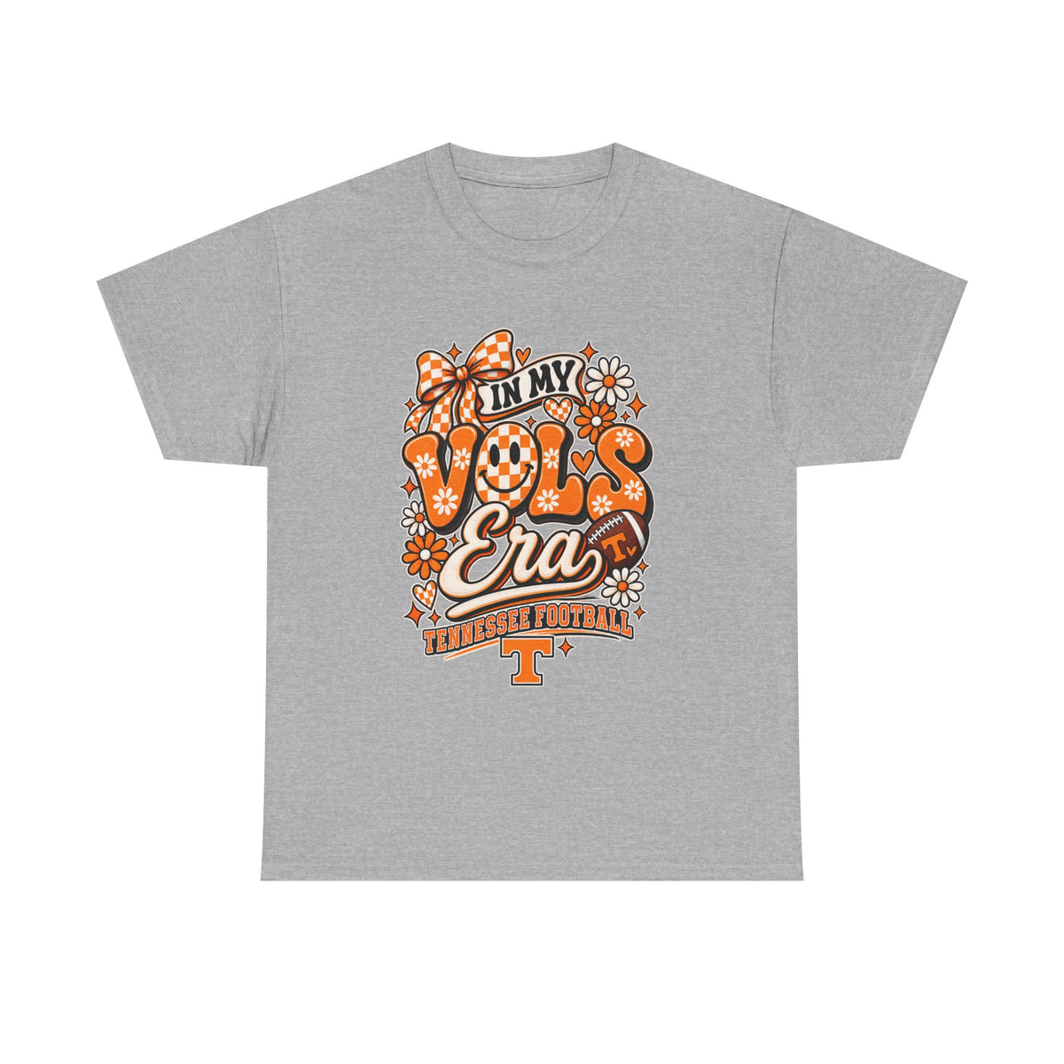 Vols Era T-Shirt — Tennessee Football Retro Floral Tee