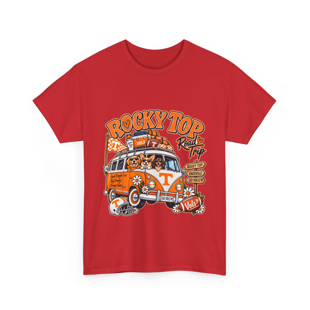 Rocky Top Road Trip T-Shirt — Vintage Tennessee Camper Van Tee