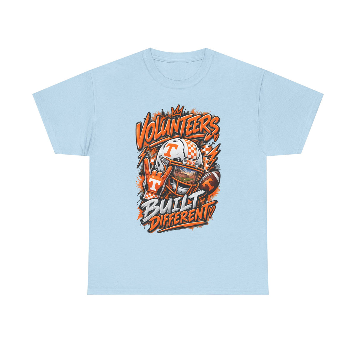 Volunteers Built Different Tee
