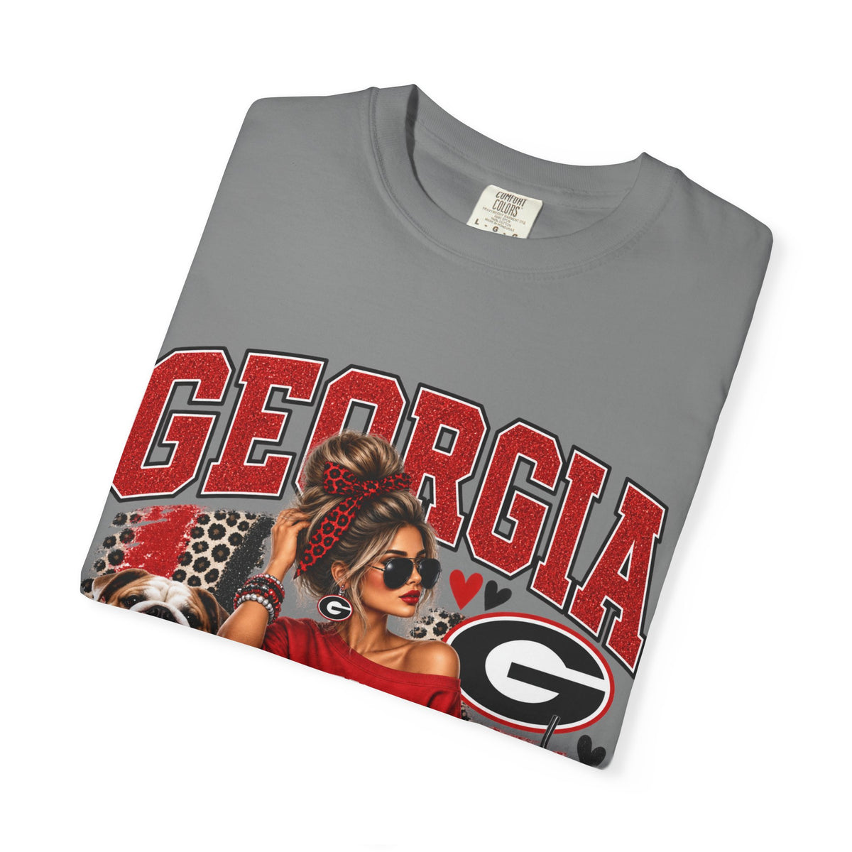 Bulldogs Dog Graphic T-Shirt