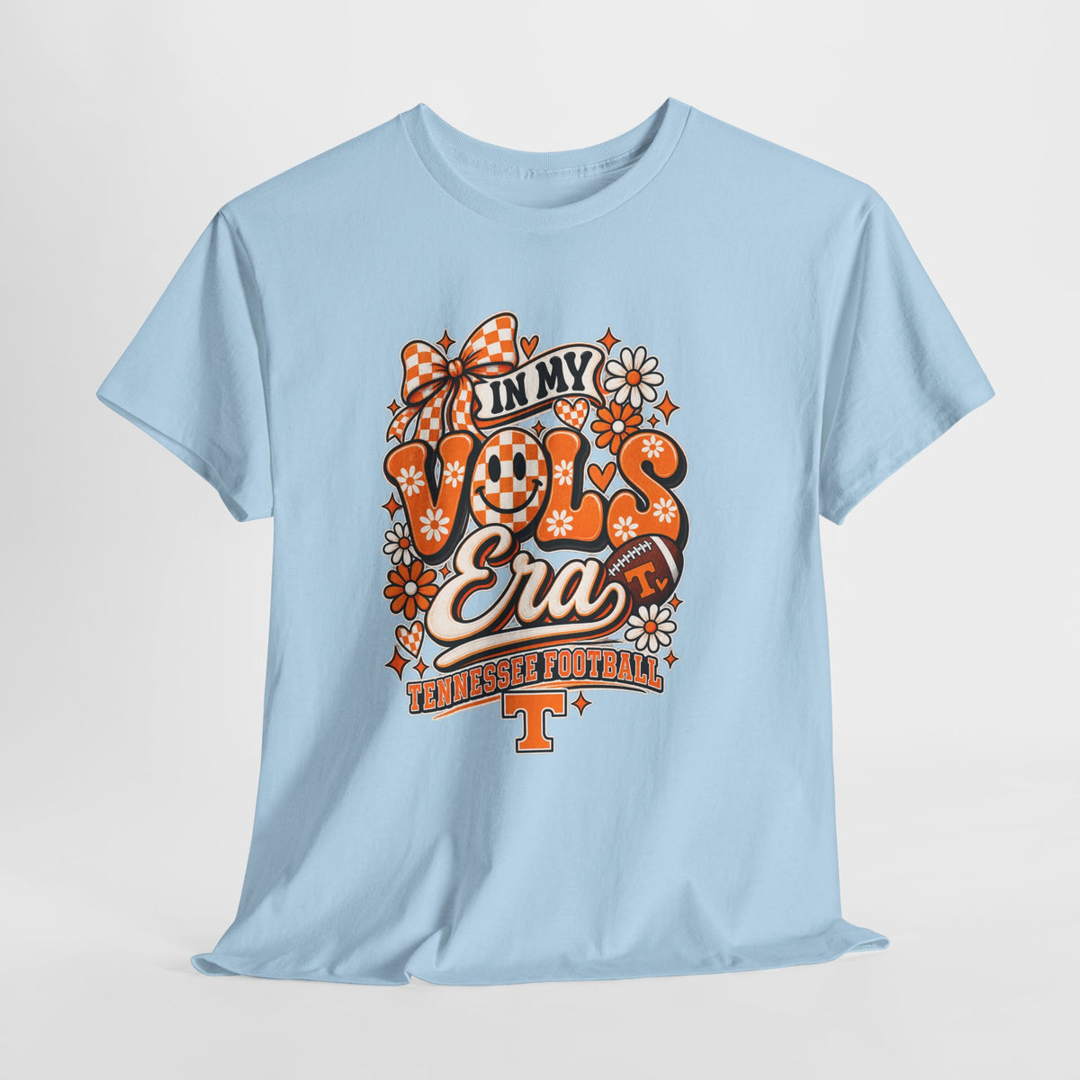 Vols Era T-Shirt — Tennessee Football Retro Floral Tee