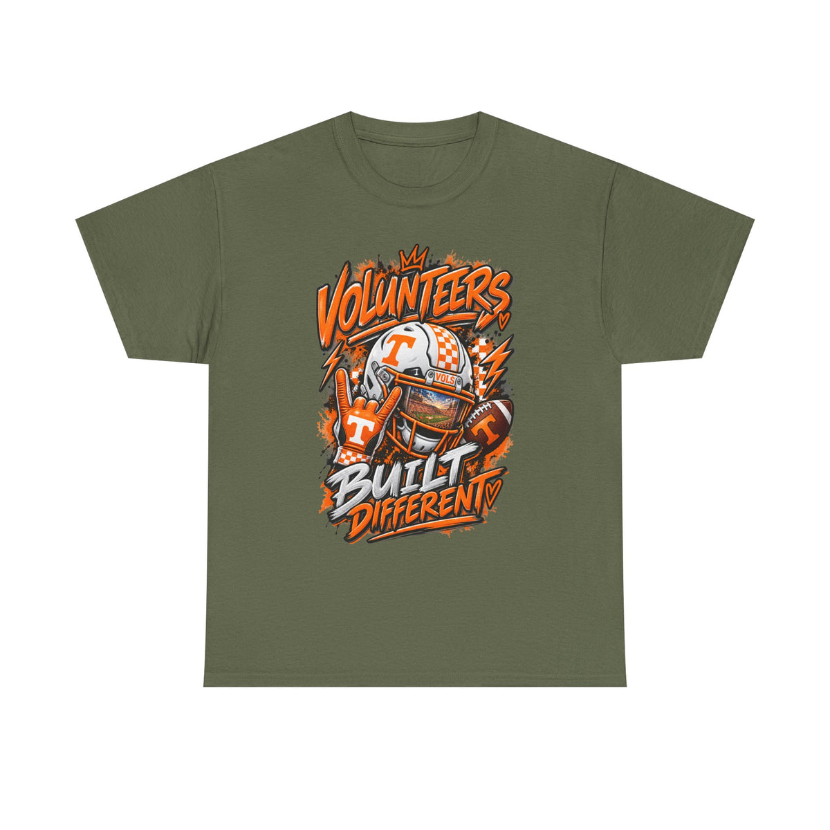 Volunteers Built Different Tee