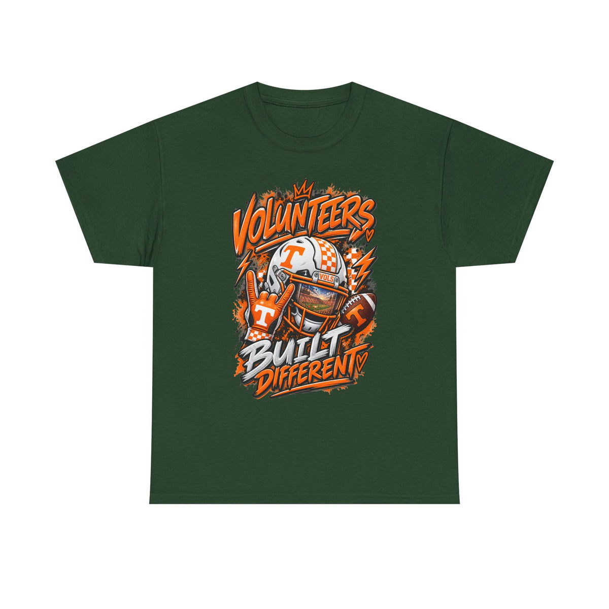 Volunteers Built Different Tee