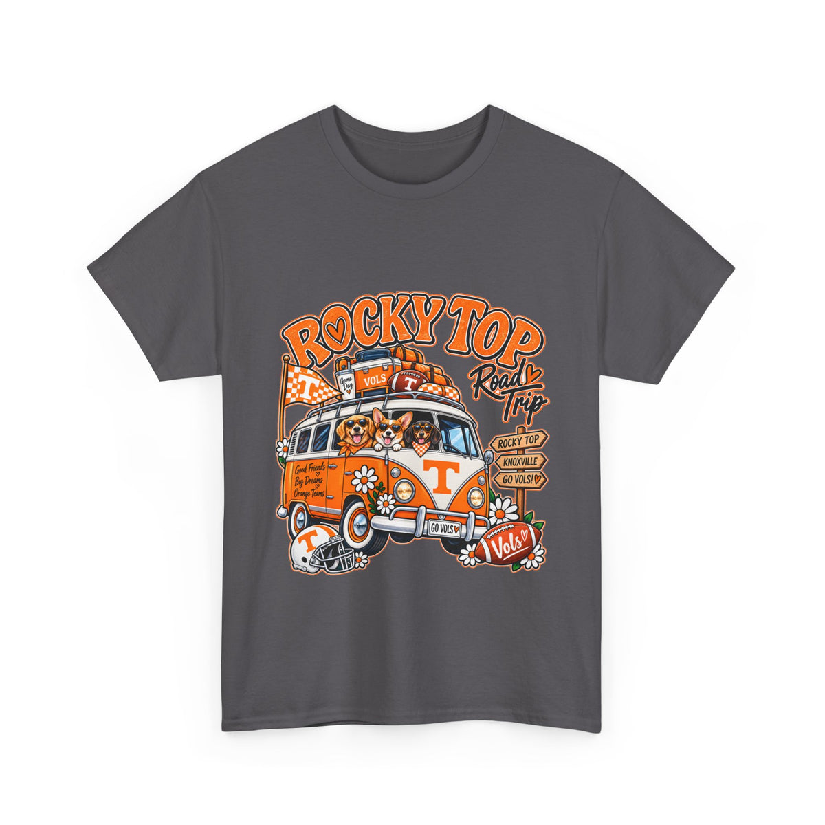 Rocky Top Road Trip T-Shirt — Vintage Tennessee Camper Van Tee