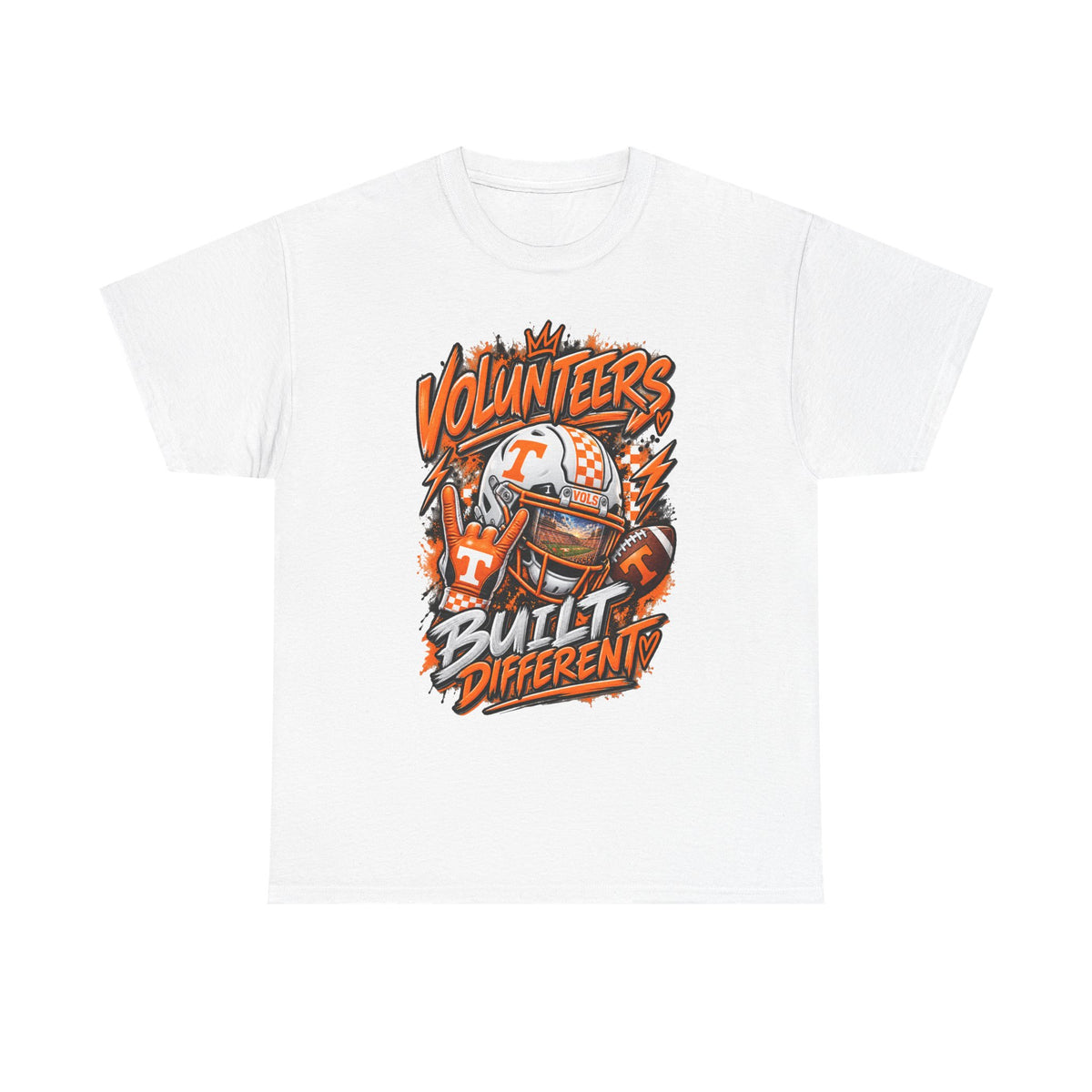 Volunteers Built Different Tee