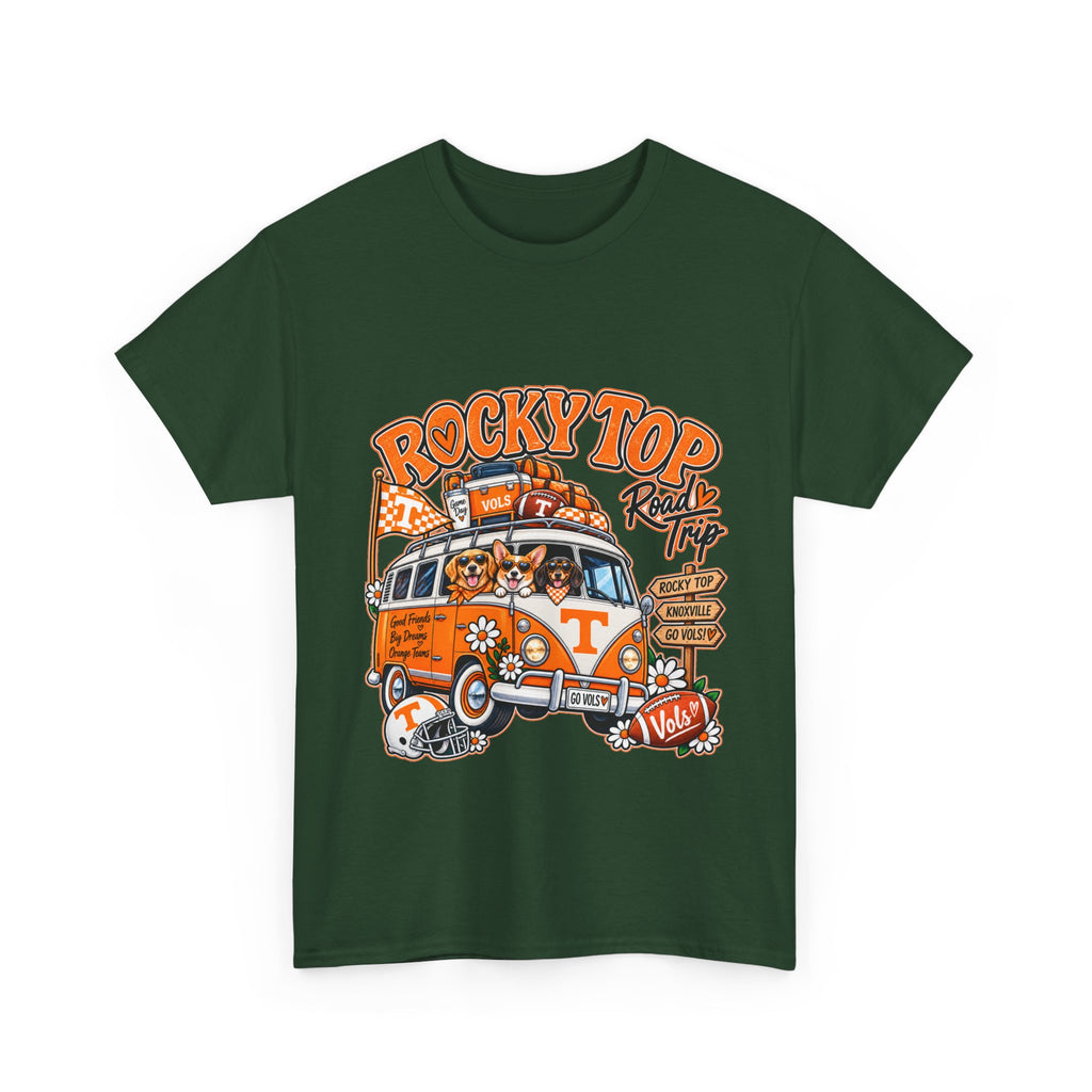 Rocky Top Road Trip T-Shirt — Vintage Tennessee Camper Van Tee