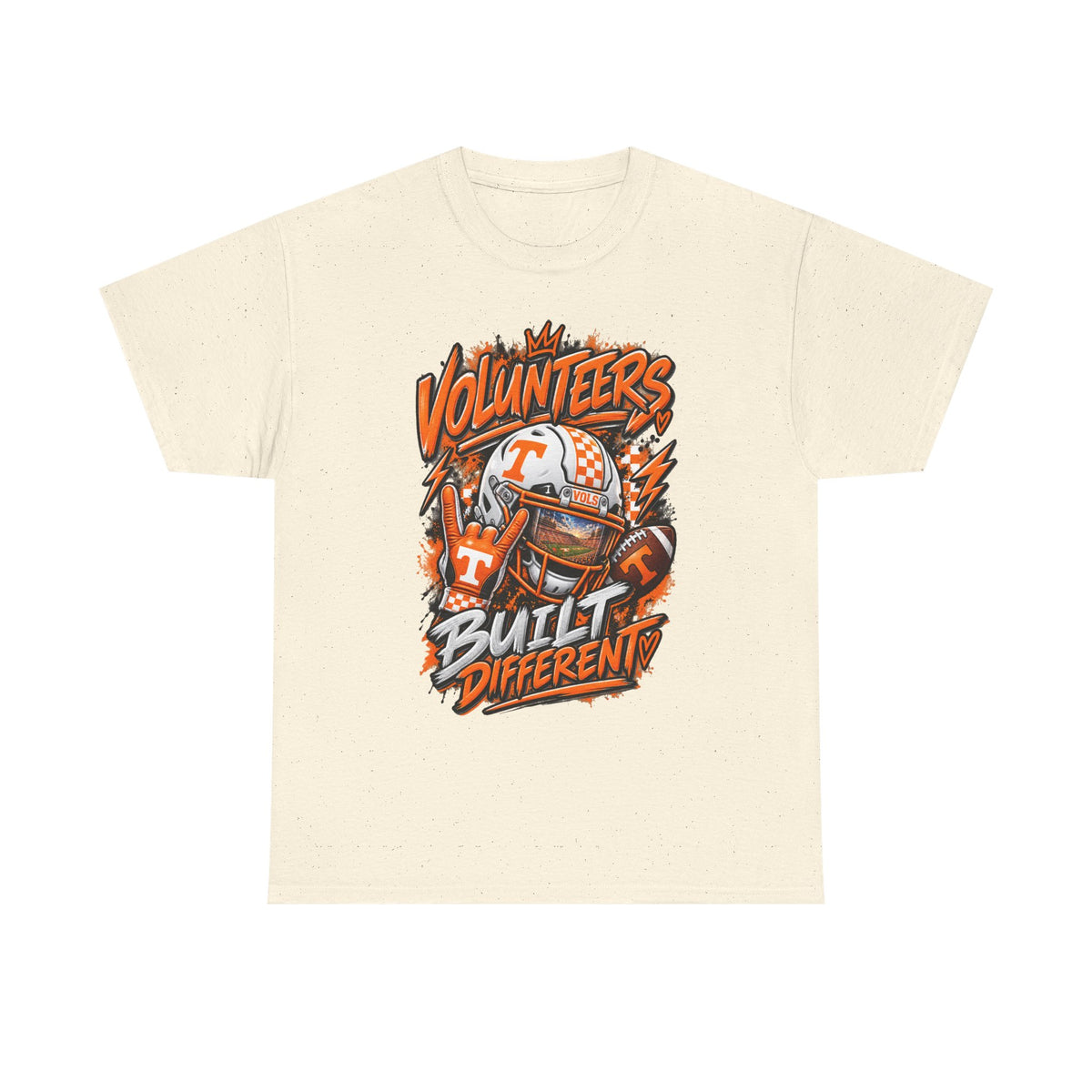 Volunteers Built Different Tee