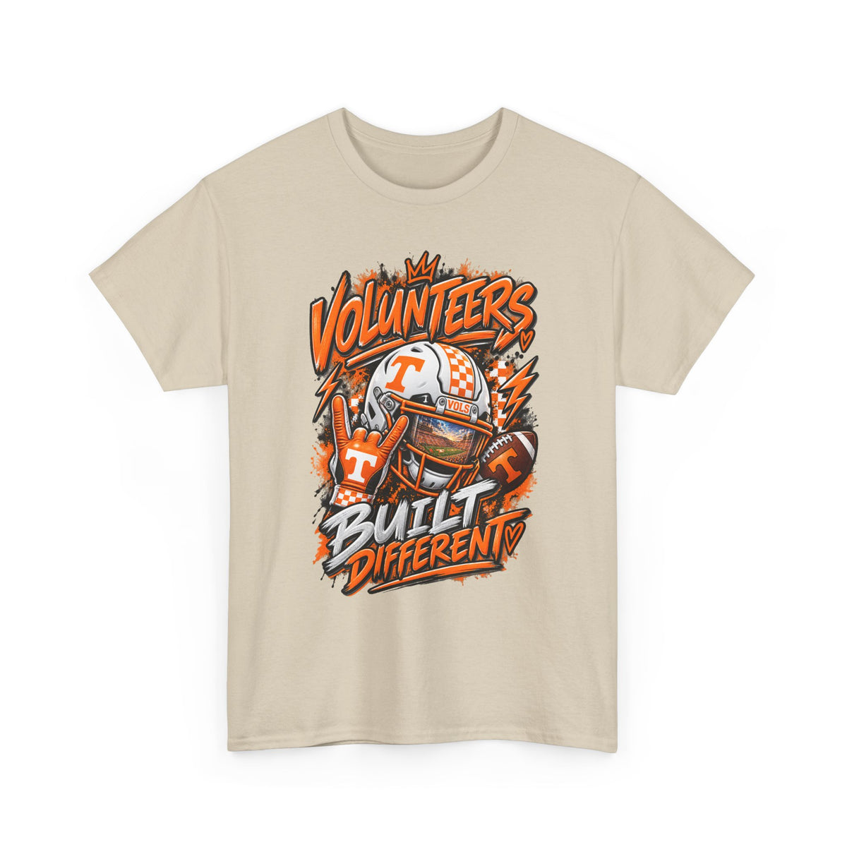 Volunteers Built Different Tee