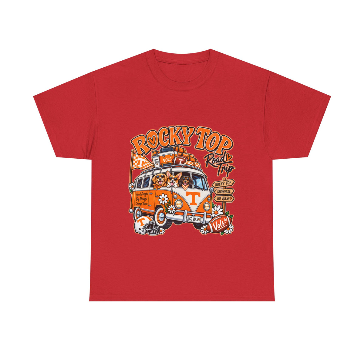 Rocky Top Road Trip T-Shirt — Vintage Tennessee Camper Van Tee