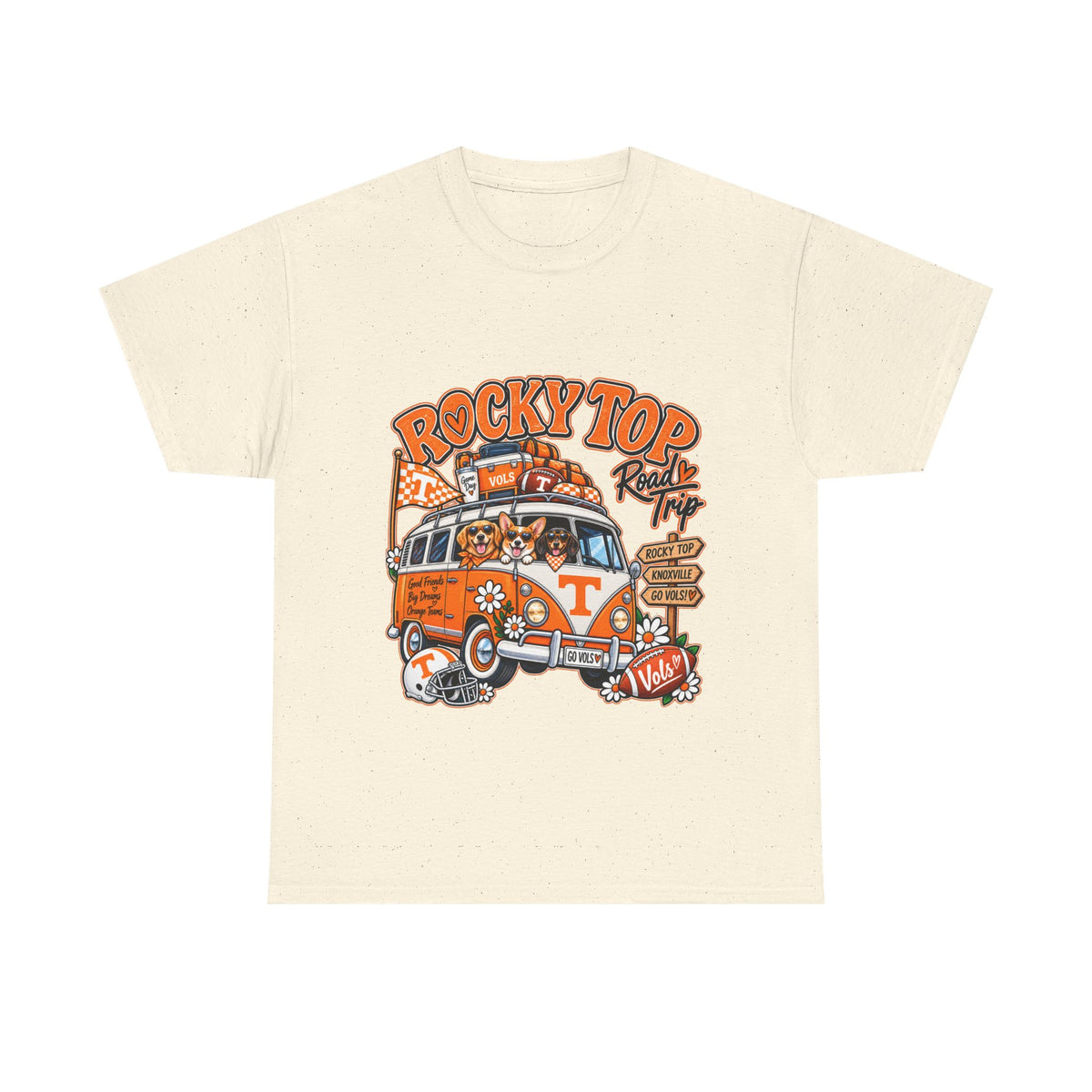 Rocky Top Road Trip T-Shirt — Vintage Tennessee Camper Van Tee