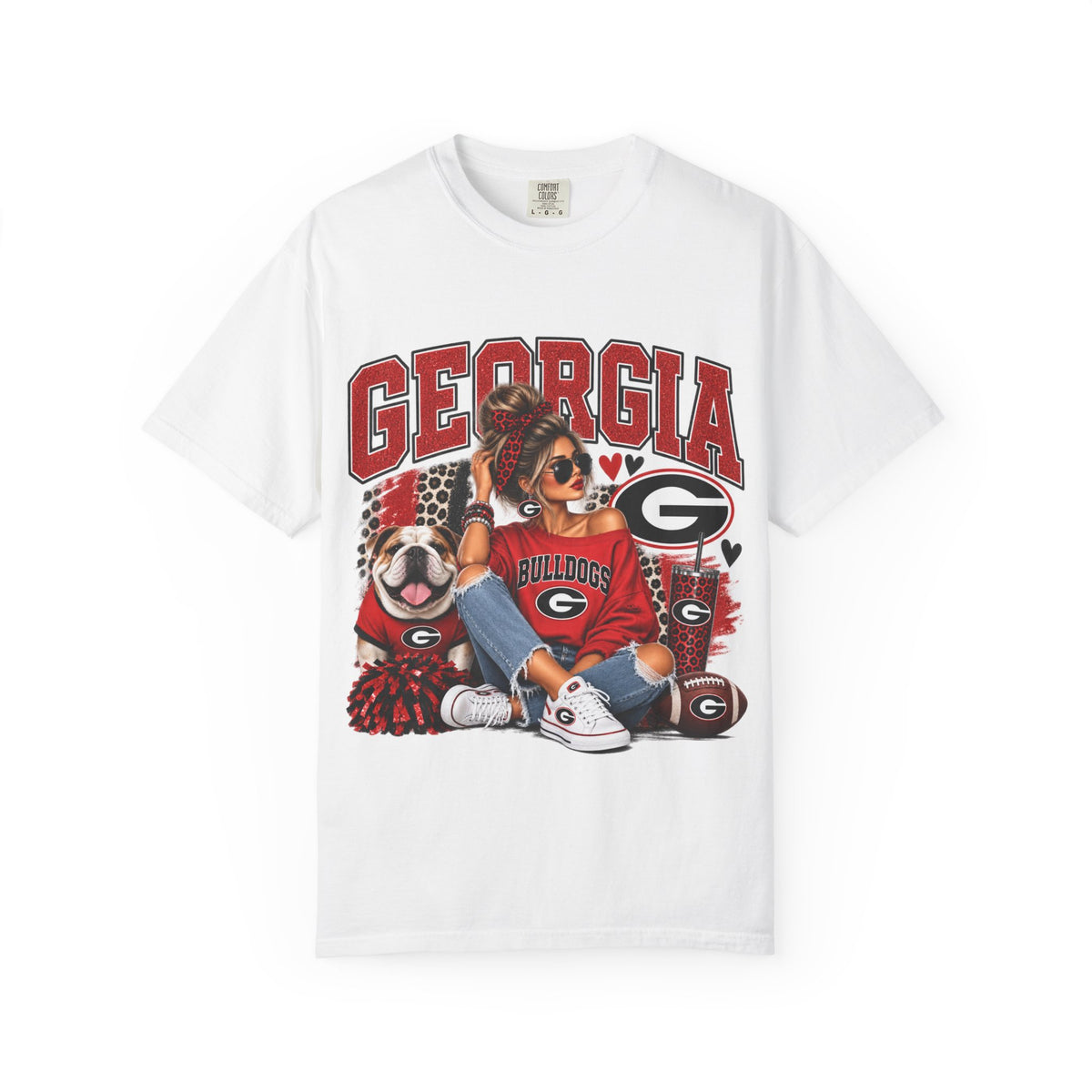 Bulldogs Dog Graphic T-Shirt