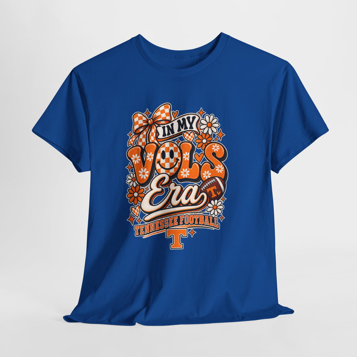 Vols Era T-Shirt — Tennessee Football Retro Floral Tee