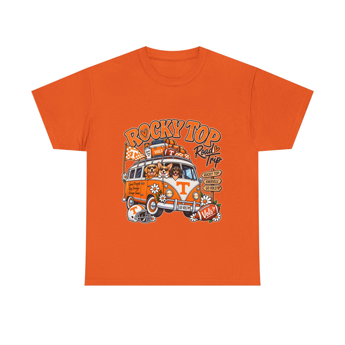 Rocky Top Road Trip T-Shirt — Vintage Tennessee Camper Van Tee