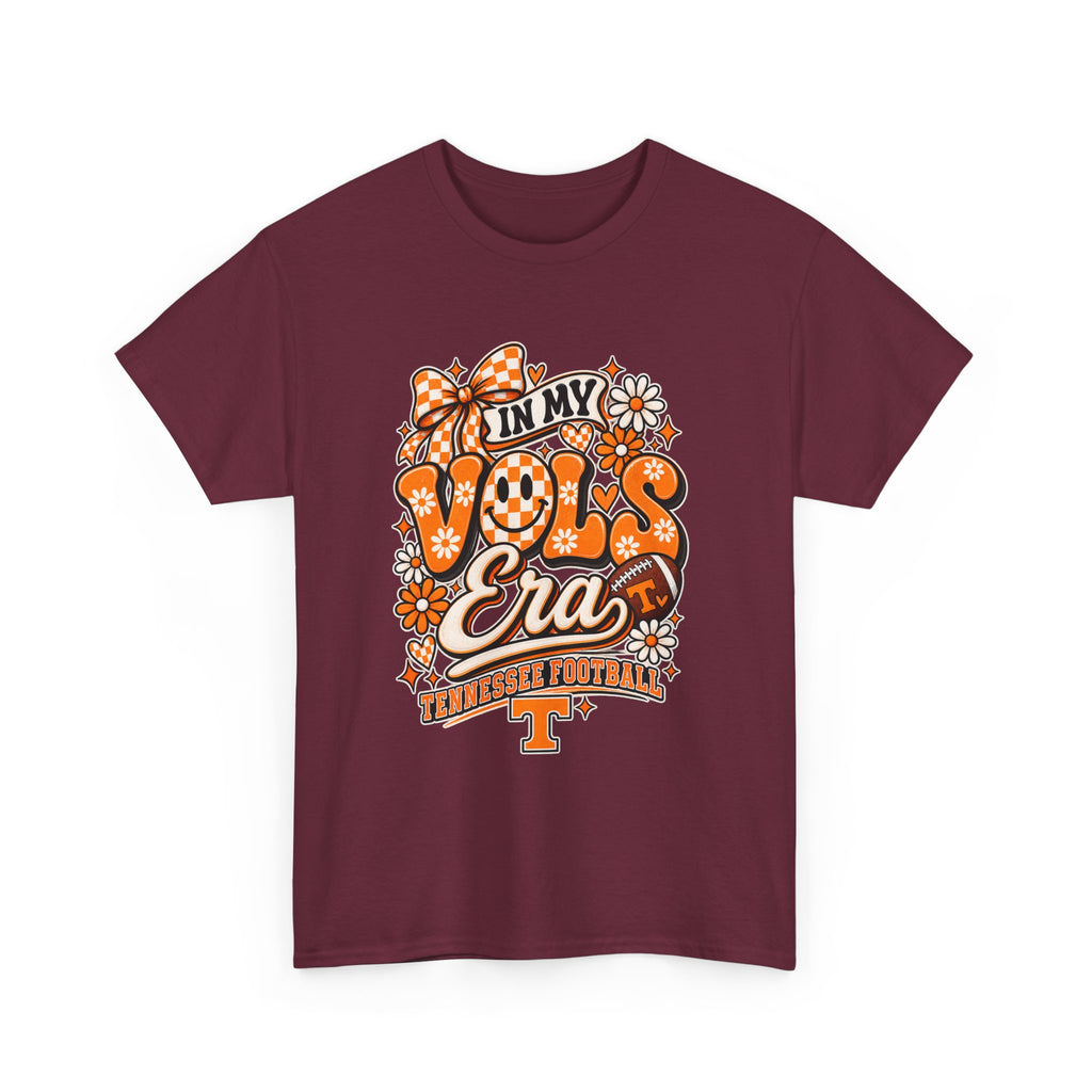 Vols Era T-Shirt — Tennessee Football Retro Floral Tee