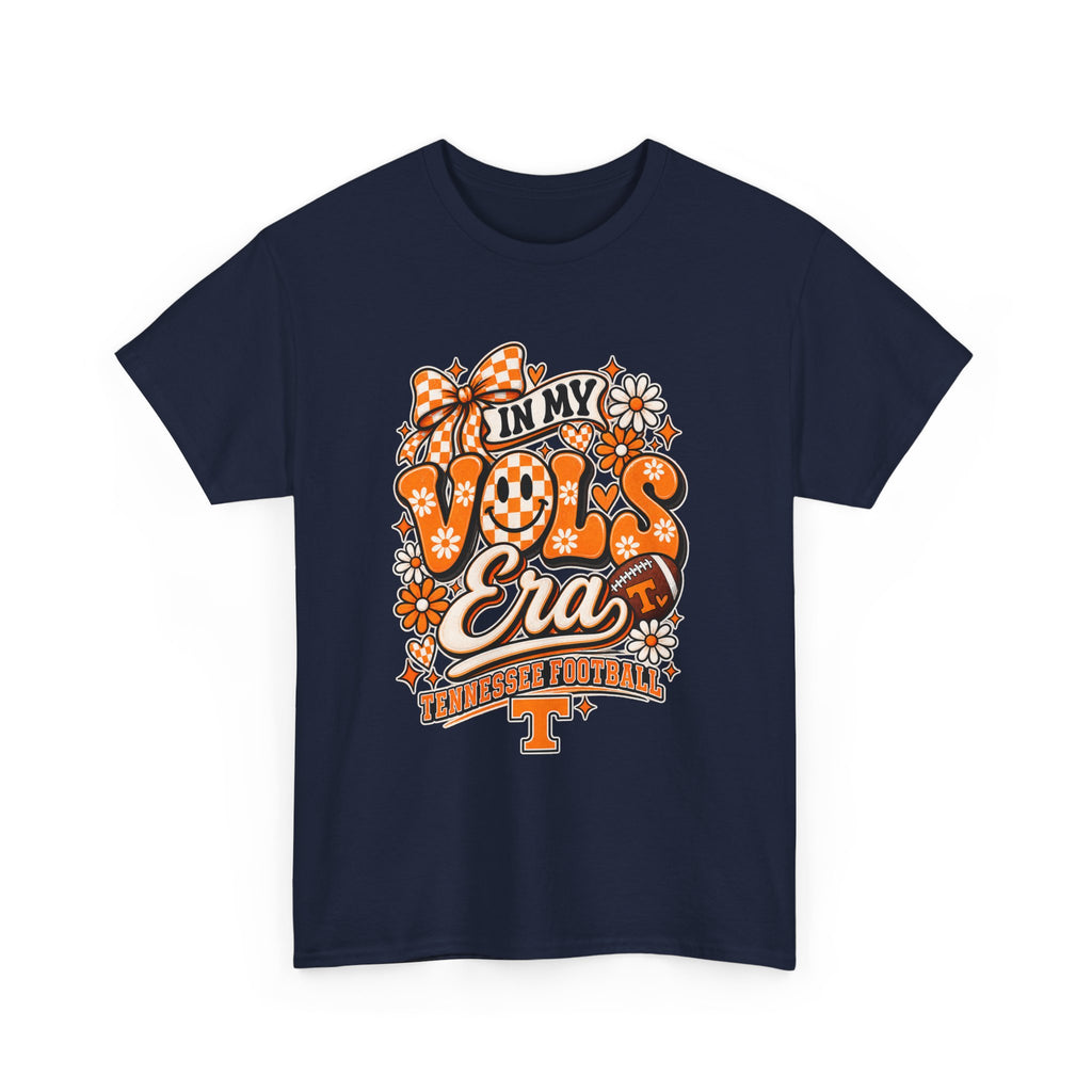 Vols Era T-Shirt — Tennessee Football Retro Floral Tee