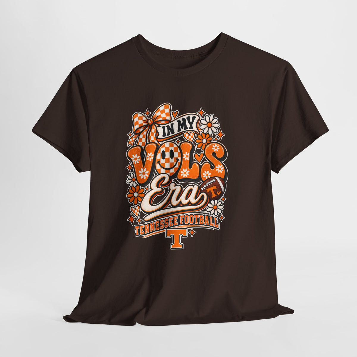Vols Era T-Shirt — Tennessee Football Retro Floral Tee
