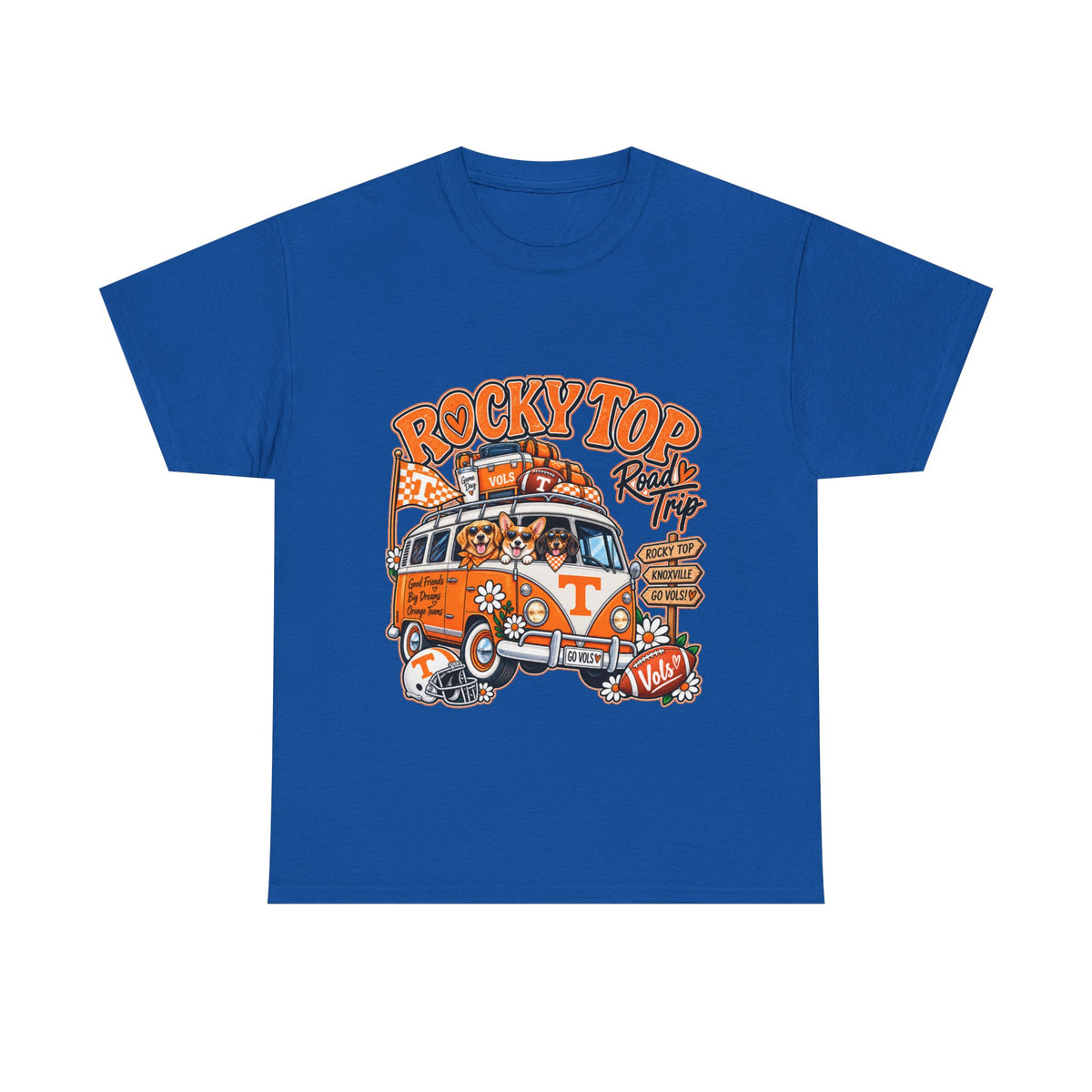 Rocky Top Road Trip T-Shirt — Vintage Tennessee Camper Van Tee