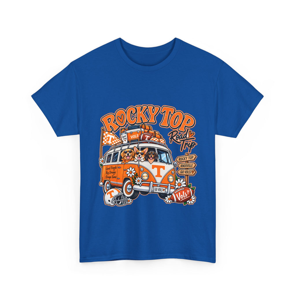 Rocky Top Road Trip T-Shirt — Vintage Tennessee Camper Van Tee