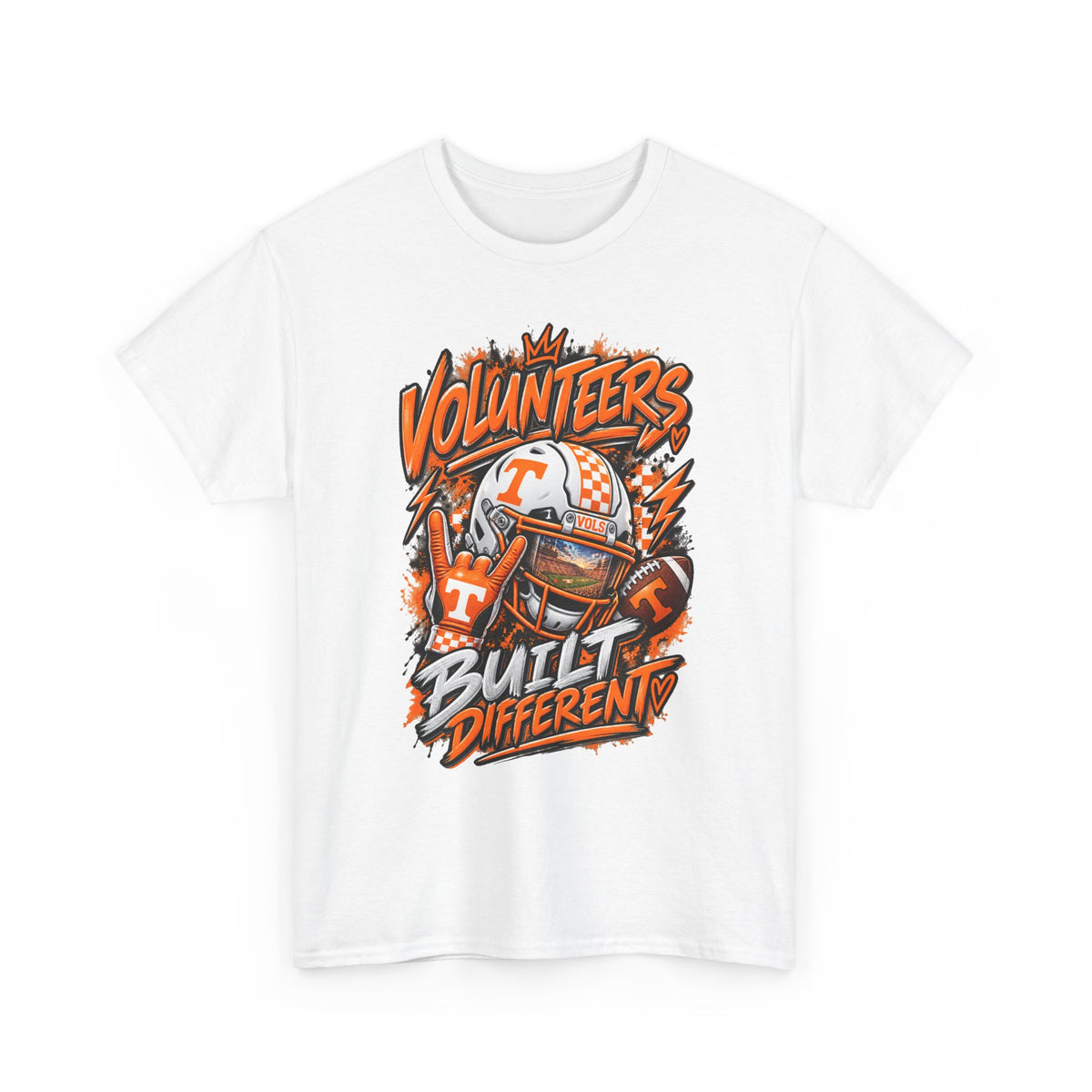 Volunteers Built Different Tee