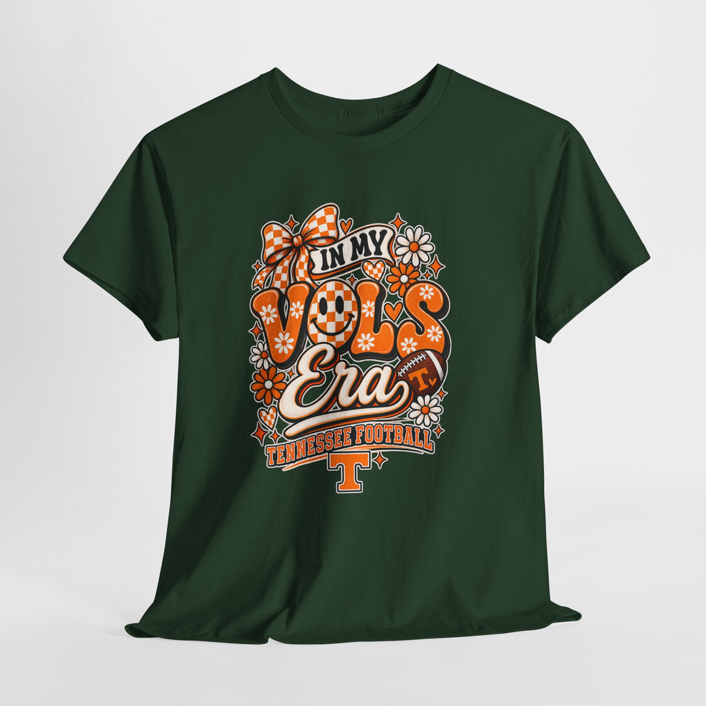 Vols Era T-Shirt — Tennessee Football Retro Floral Tee