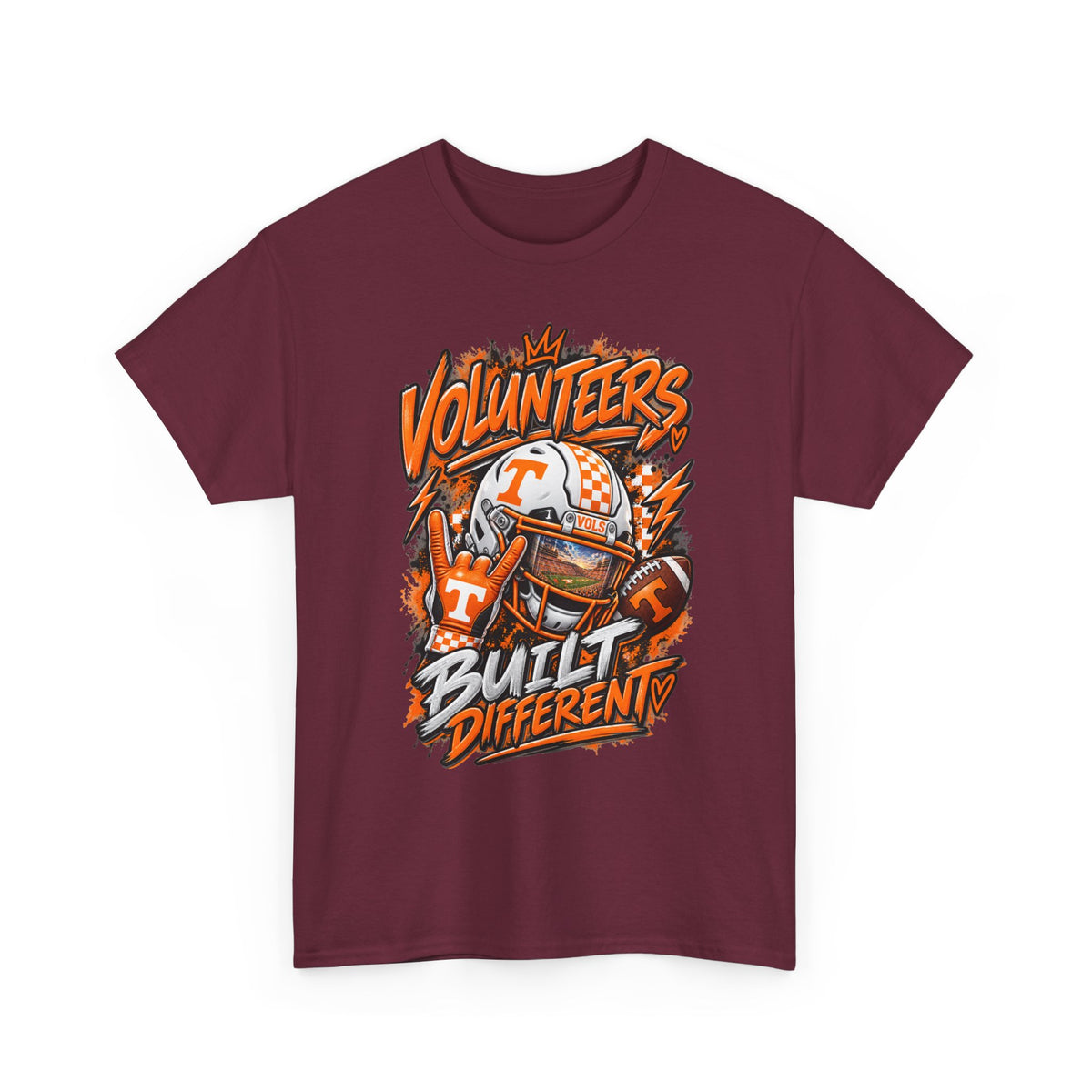 Volunteers Built Different Tee