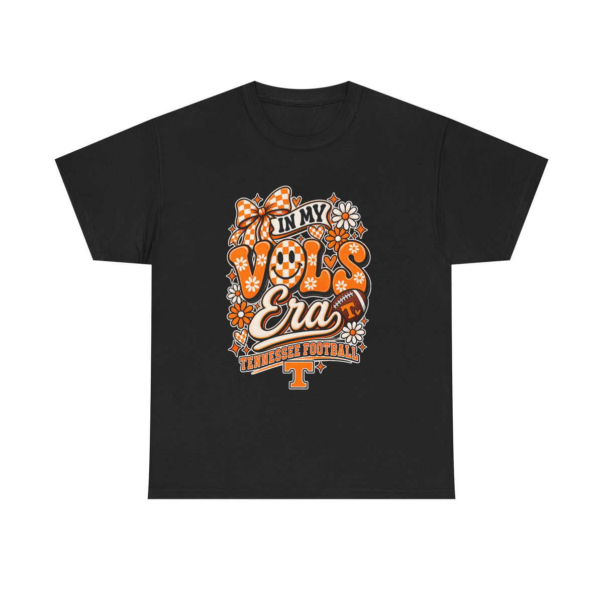 Vols Era T-Shirt — Tennessee Football Retro Floral Tee
