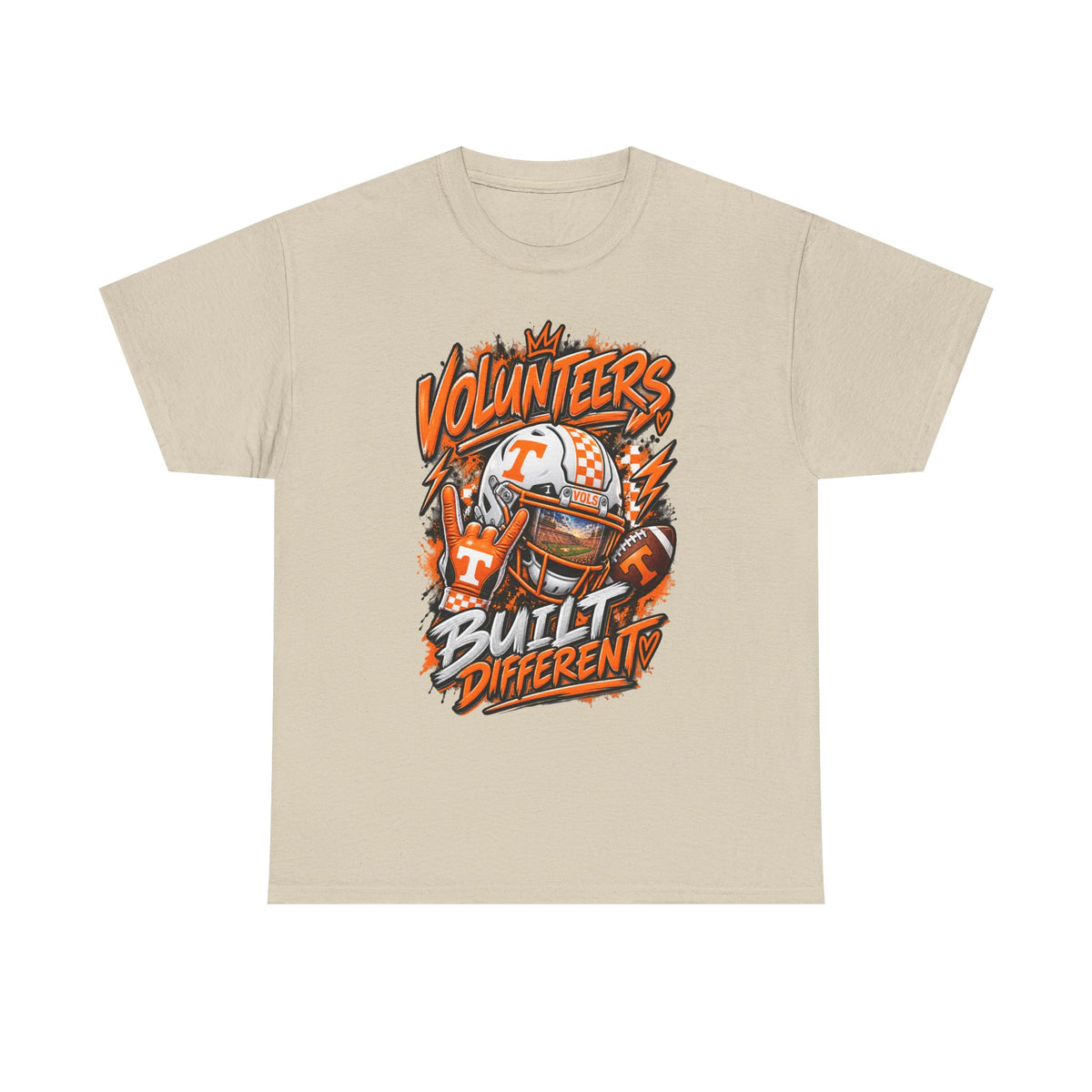 Volunteers Built Different Tee