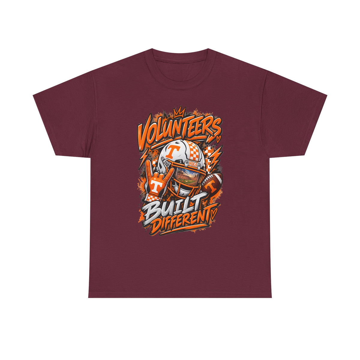 Volunteers Built Different Tee