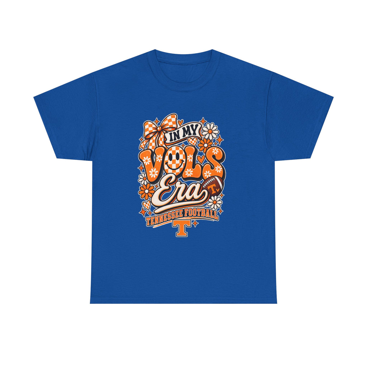 Vols Era T-Shirt — Tennessee Football Retro Floral Tee