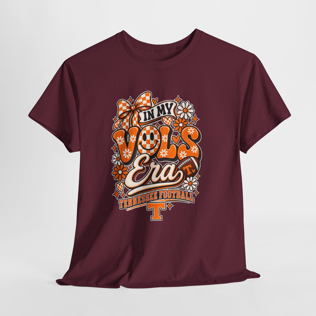 Vols Era T-Shirt — Tennessee Football Retro Floral Tee