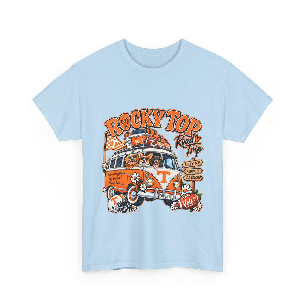 Rocky Top Road Trip T-Shirt — Vintage Tennessee Camper Van Tee