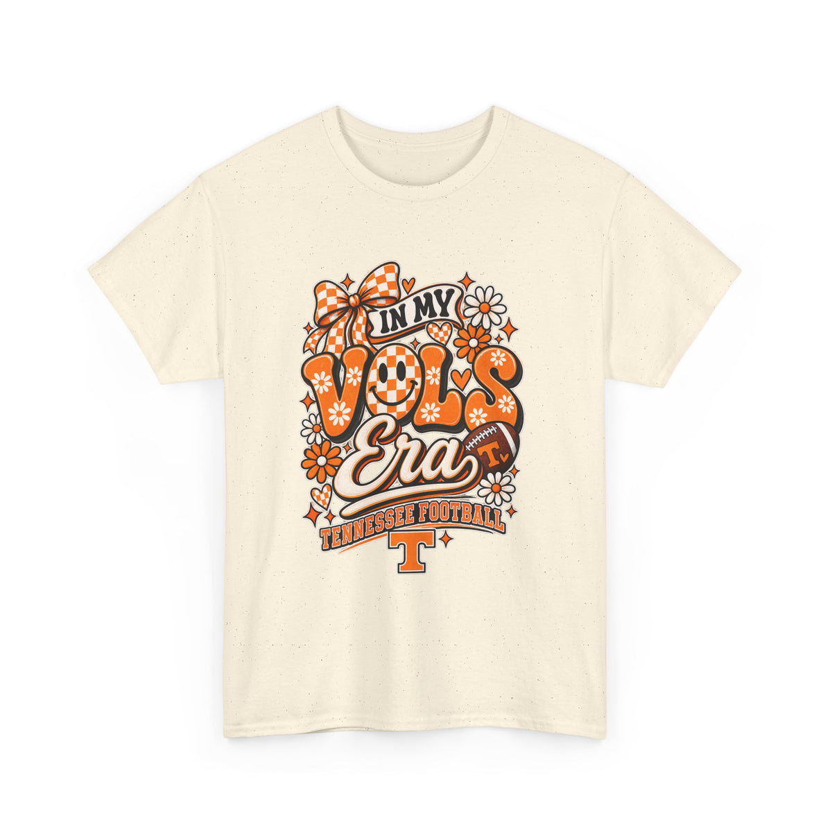 Vols Era T-Shirt — Tennessee Football Retro Floral Tee