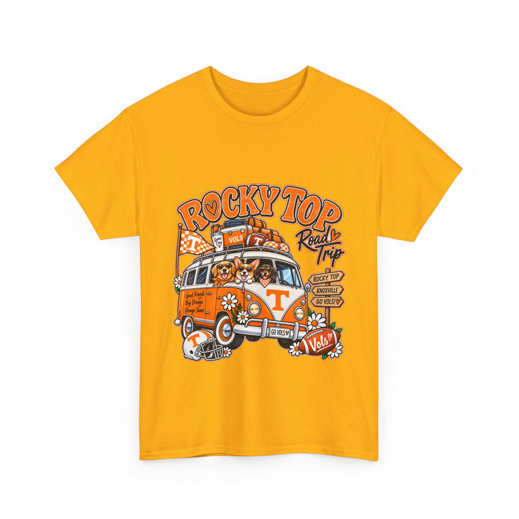 Rocky Top Road Trip T-Shirt — Vintage Tennessee Camper Van Tee
