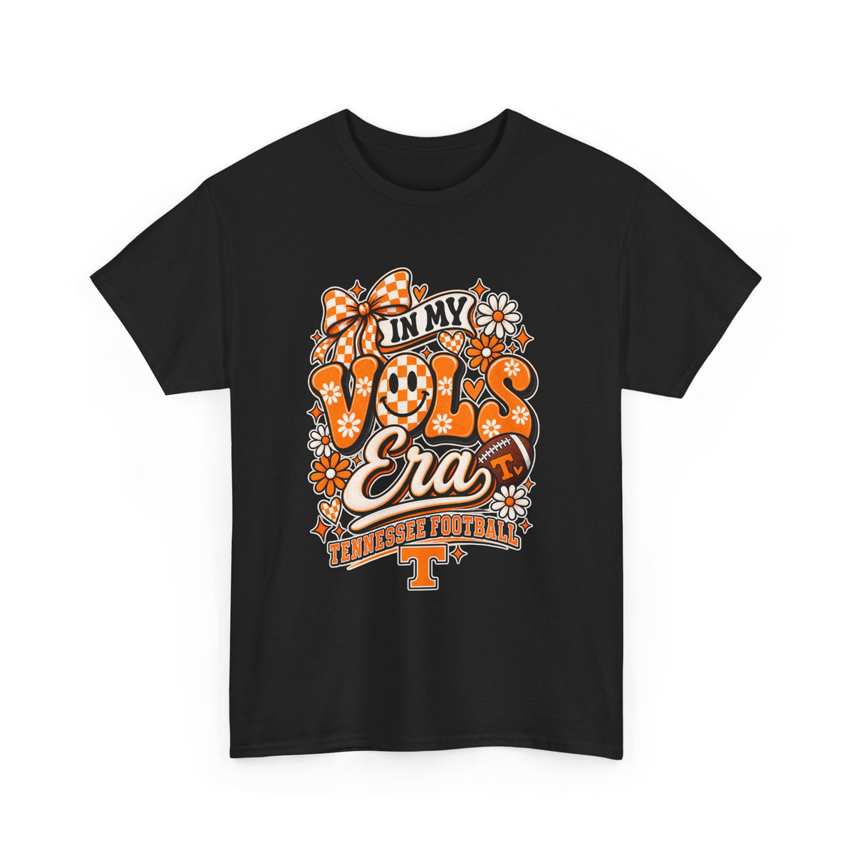 Vols Era T-Shirt — Tennessee Football Retro Floral Tee