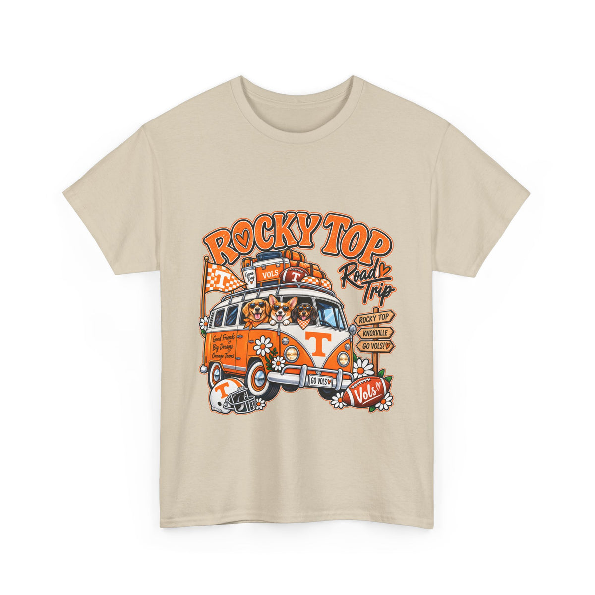 Rocky Top Road Trip T-Shirt — Vintage Tennessee Camper Van Tee
