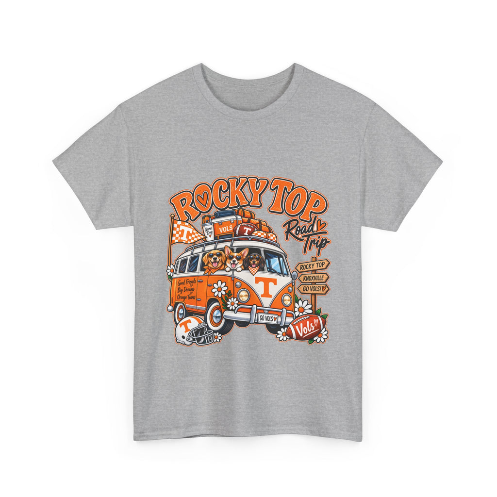 Rocky Top Road Trip T-Shirt — Vintage Tennessee Camper Van Tee