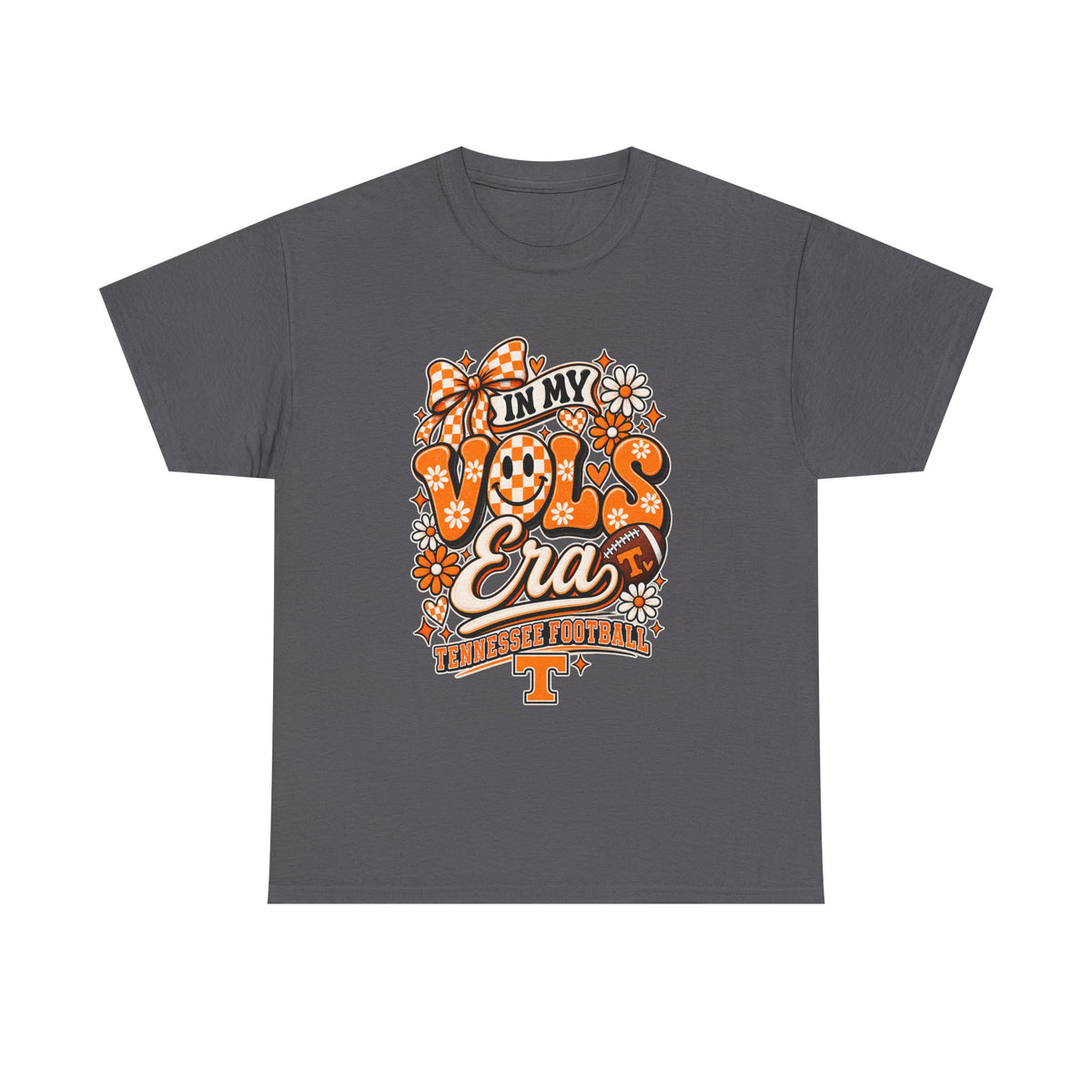 Vols Era T-Shirt — Tennessee Football Retro Floral Tee
