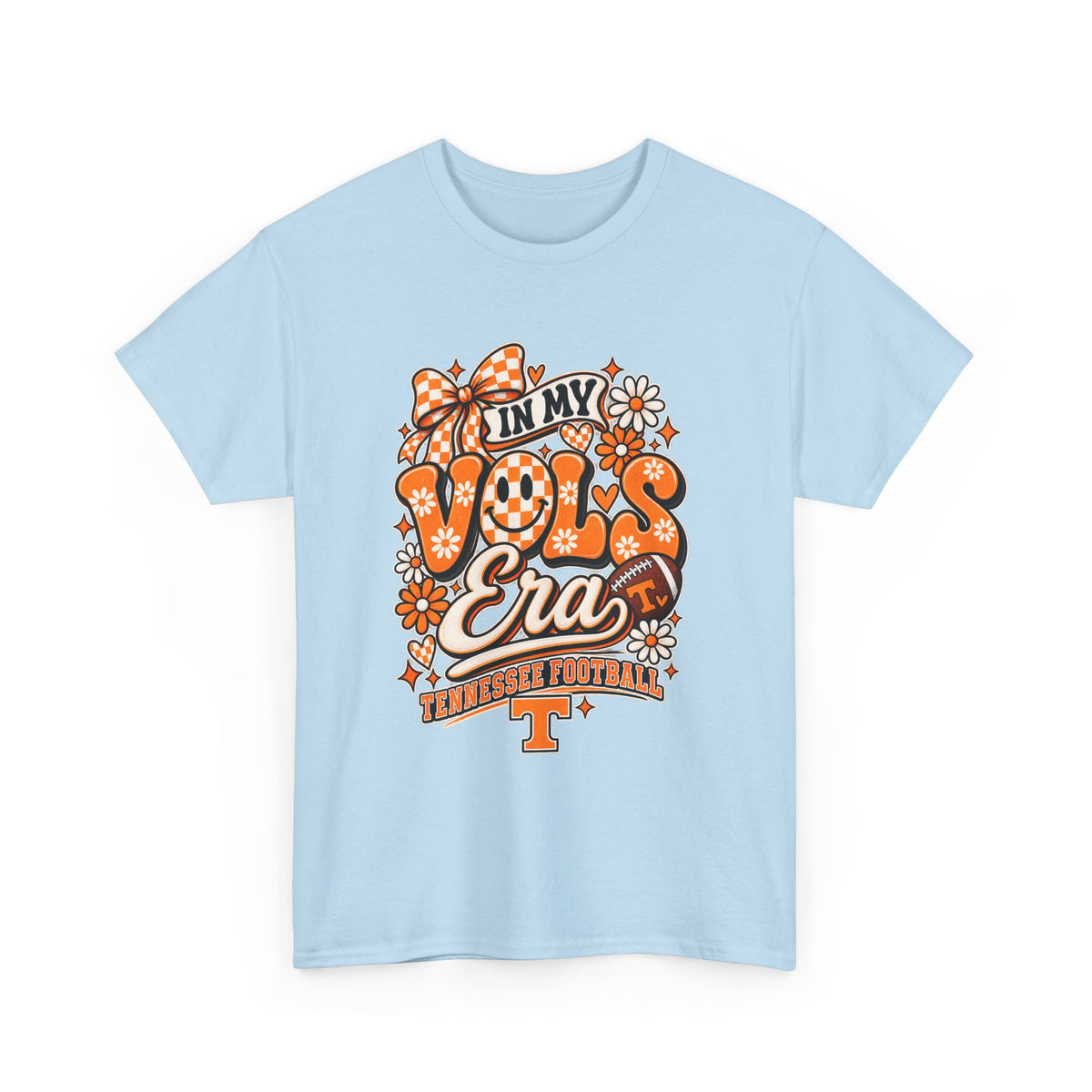 Vols Era T-Shirt — Tennessee Football Retro Floral Tee