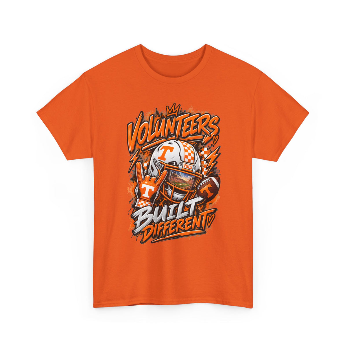 Volunteers Built Different Tee