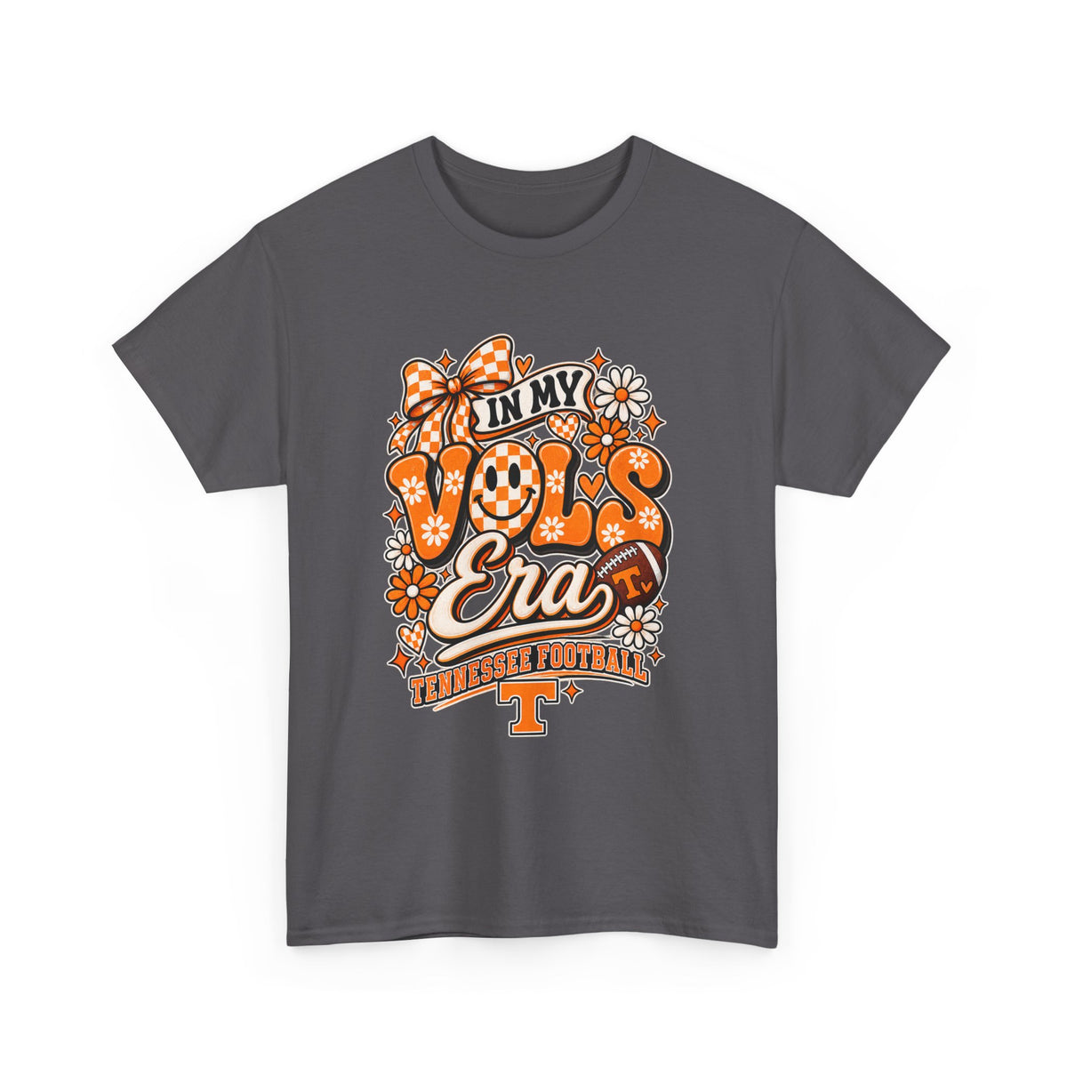 Vols Era T-Shirt — Tennessee Football Retro Floral Tee