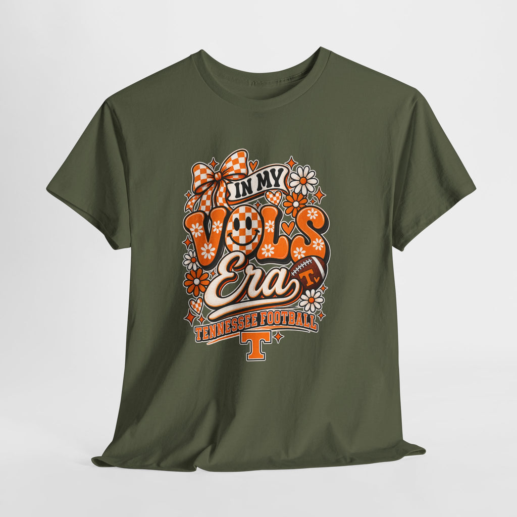 Vols Era T-Shirt — Tennessee Football Retro Floral Tee